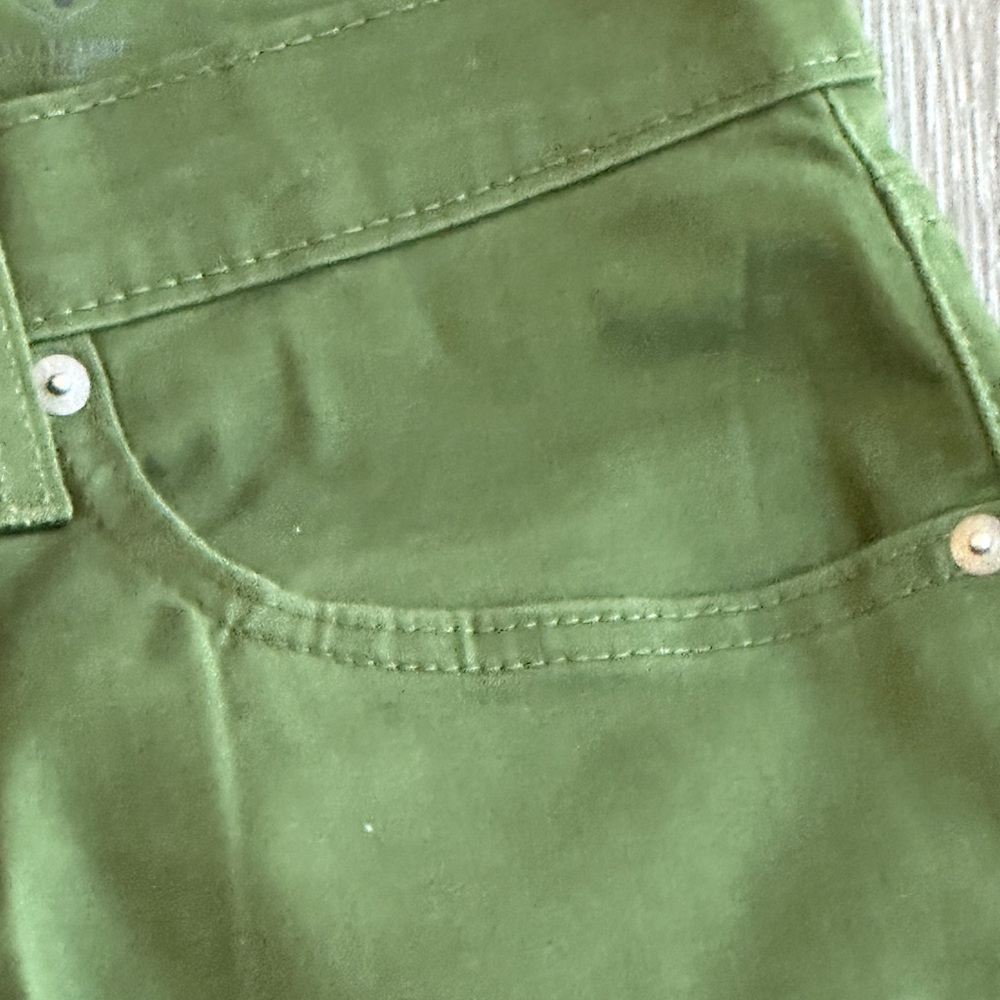 Levi's 502 Regular Taper Jeans Green W31 L32 - Picture 12 of 14